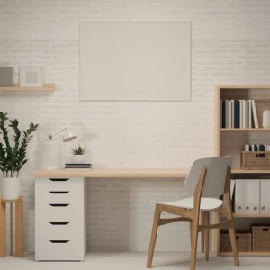 Doer Compact Office Desk - Modern & Organized Workspace